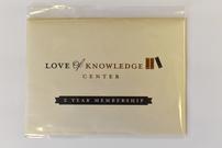 2 Year Membership to Love of Knowledge Center